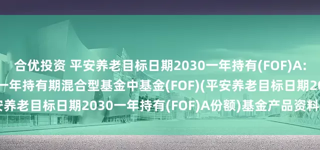 合优投资 平安养老目标日期2030一年持有(FOF)A: 平安养老目标日期2030一年持有期混合型基金中基金(FOF)(平安养老目标日期2030一年持有(FOF)A份额)基金产品资料概要更新